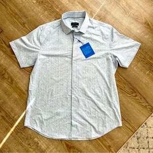 NWT Bugatchi Palm Leaf Polo